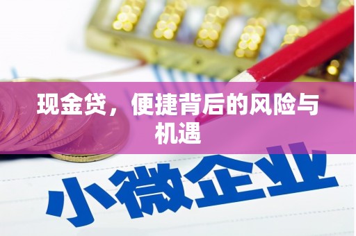 贺州现金贷，便捷背后的风险与机遇