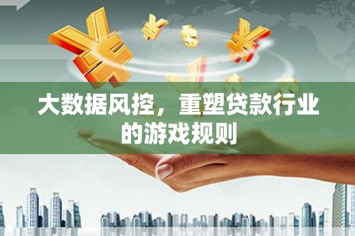 贺州大数据风控，重塑贷款行业的游戏规则