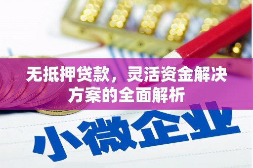 贺州无抵押贷款，灵活资金解决方案的全面解析