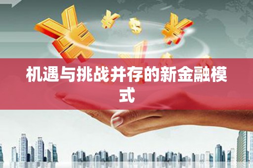 贺州机遇与挑战并存的新金融模式