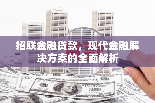 贺州招联金融贷款，现代金融解决方案的全面解析