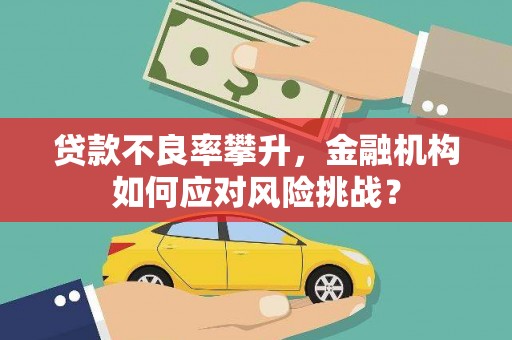 贺州贷款不良率攀升，金融机构如何应对风险挑战？