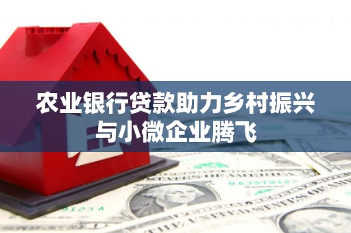 贺州农业银行贷款助力乡村振兴与小微企业腾飞