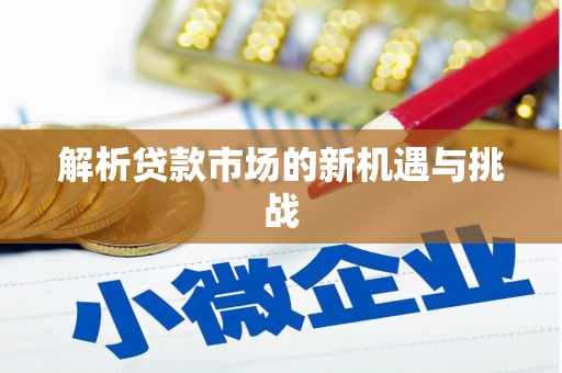 贺州解析贷款市场的新机遇与挑战